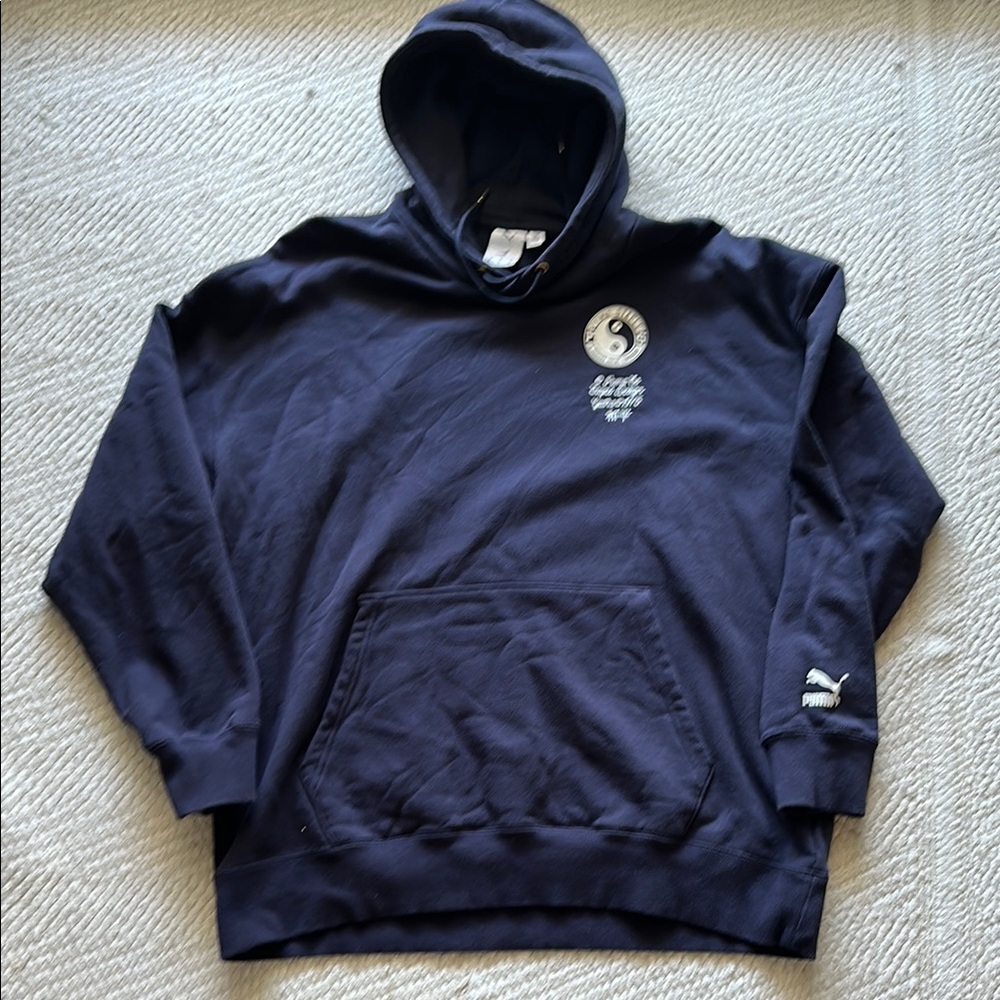 Puma X Staple Girda Navy Blue Hoodie for Men